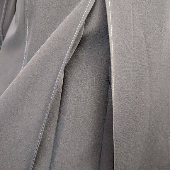 Wanko timeless trench black whitestich accent trench coat size s EUR size 36 - Picture 5 of 12